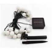 Solar 5m 28 Led Top Gün Işığı Siyah Kablolu