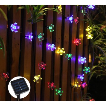 Solar 5m 50 Led Papatya RGB 8 Fonksiyonlu-2