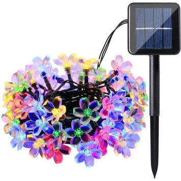 Solar 5m 50 Led Papatya RGB 8 Fonksiyonlu-1
