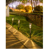 Metal Gövdeli Solar Bahçe Lambası 10'lu