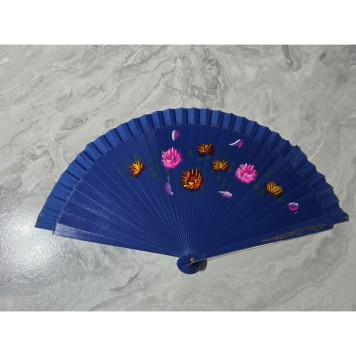 Bambu Çift Taraflı Yelpaze Karışık Renkler 12'li Paket-1