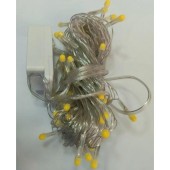 10m 100 Led Damla Uçlu Led Işık BEYAZ IŞIK Şeffaf Kablo