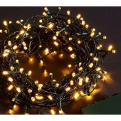 10m Boncuk Lamba Gün Işığı 8 Fonksiyon 100 Led Fişli Uzatma Kablolu siyah kablo