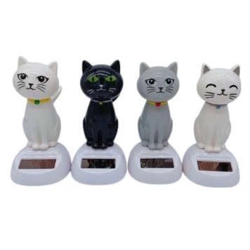 Güneş Enerjili Solar Sallanan Kedi