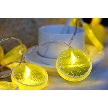 2m 10 Led Pilli 2 Kademeli Limon Led Işık MZ6200-269-2