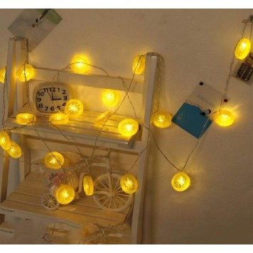 2m 10 Led Pilli 2 Kademeli Limon Led Işık MZ6200-269-1