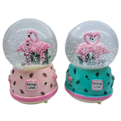 Flamingo Kar Küresi Orta Boy