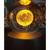 SATÜRN KIZ Plastik altlıklı Cam Küre