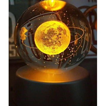 SATÜRN KIZ Plastik altlıklı Cam Küre