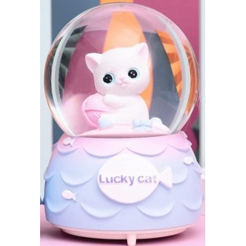 Kedi Kar Küresi Orta Boy