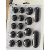 Yapışkanlı Kablo Sabitleyici Düzenleyici 16'lı Paket