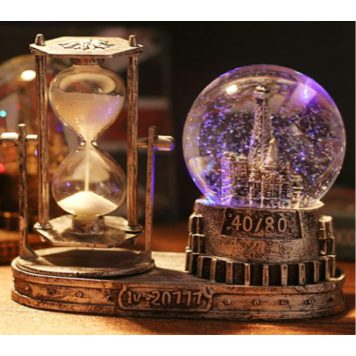 Eyfel Kar küresi ve Kum Saati GOLD MZ-153