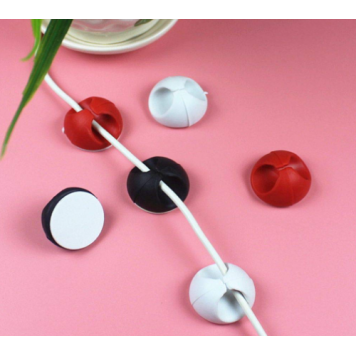 Yapışkanlı Kablo Sabitleyici Düzenleyici 6'lı Paket (2 Beyaz-2 Kırmızı-2 Siyah) MZ2023-38-1