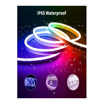 5m 16 Renk 4 Fonksiyonlu Esnek Şerit Neon Led-2