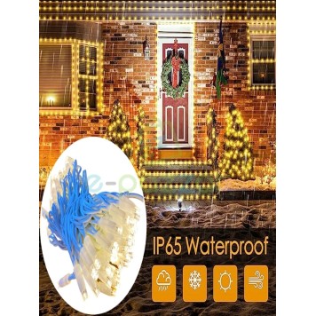 10m 100 Led IP65 Dış Mekan Led Işık Beyaz Kablo-2