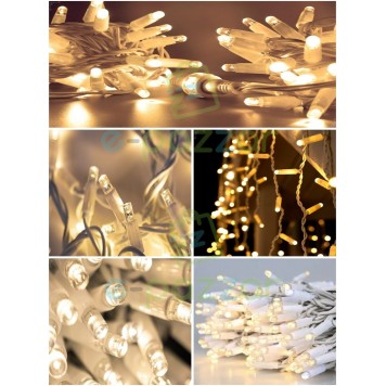 10m 100 Led IP65 Dış Mekan Led Işık Beyaz Kablo-3