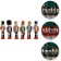 KURŞUN ASKER AHŞAP DEKORATİF EŞYA (6lı SET 13CM)