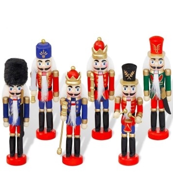 KURŞUN ASKER AHŞAP DEKORATİF EŞYA (6lı SET 13CM)-2