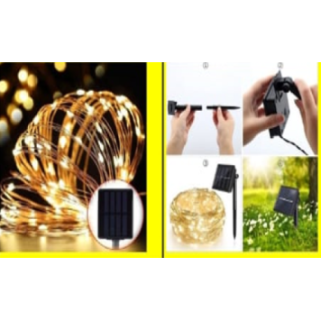 SOLAR Peri Led 20m 200 Led RGB-1