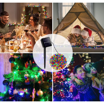 11m 100 Led RGB SOLAR MZ-141