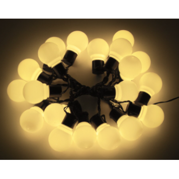 5m 20 Led Beyaz Top Gün Işığı Solar MZ3-011