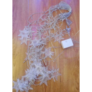 Kar 4m 96 Led 19 Saçak 40-50-60cm Gün Işığı kartanesi boyutu:7cm-1