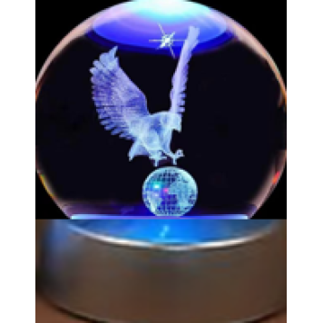 KARTAL Plastik altlıklı Işıklı Cam Küre