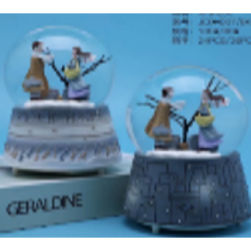 Işıklı Müzikli Kar Küresi Orta Boy 9K017-1