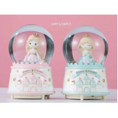 PRENSES KIZ Işıklı Kar Küresi Küçük Boy