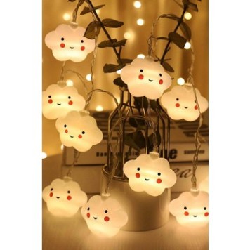 2m 10'lu Gülen Bulut Led MZ6200-274