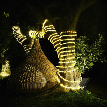 10m 100 Led Solar Led Işık Gün Işığı-2