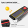Solar Usb Şarjlı Kornalı Bisiklet Lambası