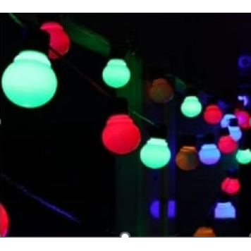 4.5m 10 Led Beyaz Top RGB Solar