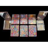 12'li Büyüteçli Dikdörtgen Cep Aynası MZ