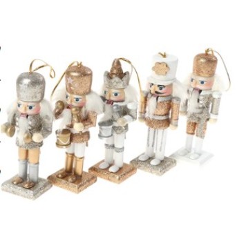 5'li Kurşun Askerler Gold-Beyaz