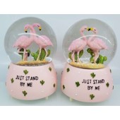 Işıklı Müzikli Püskürtmeli Kar Küresi Büyük Boy 