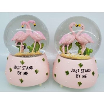 Işıklı Müzikli Püskürtmeli Kar Küresi Büyük Boy