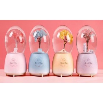 Işıklı Müzikli Püskürtmeli Kar Küresi Büyük Boy-1