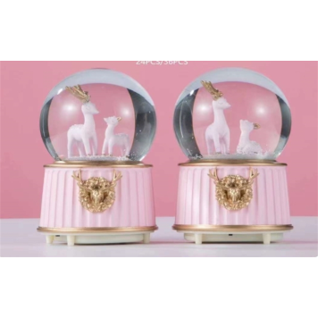 Işıklı Müzikli Kar Küresi Orta Boy