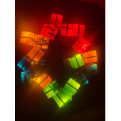 4 Metre 20 Led Pilli 2 Kademeli Hediye Kutusu Yılbaşı Ağacı Süsü Led Işık MZ-2