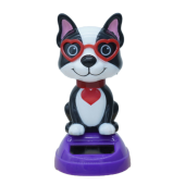 Güneş Enerjili Solar Sallanan Gözlüklü Kedi