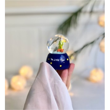 Küçük Boy Küçük Prens Kar Küresi Işıklı 6.5 cm-1