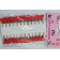 24'lü Kırmızı Kalpli Ahşap Mandal 3.5cm (24'lü Set-10 Paket)