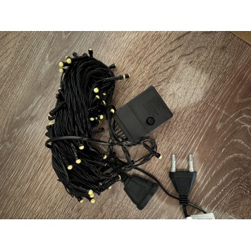 10m 100 Led Damla Uçlu Gün Işığı Siyah Kablo MZ-17-3-1