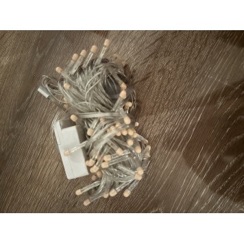 10m 100 Led Damla Uçlu Pembe Işık Şeffaf Kablo MZ-17-9-2