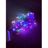 10m 100 Led Damla Uçlu RGB Işık Şeffaf Kablo MZ-17-10