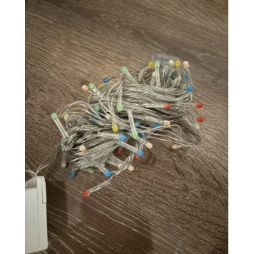 10m 100 Led Damla Uçlu RGB Işık Şeffaf Kablo MZ-17-10-1