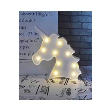Led Işıklı Unicorn Gece Lambası