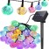 7m 50 Led RGB Solar
