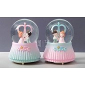 Işıklı Müzikli Kar Küresi Orta Boy 